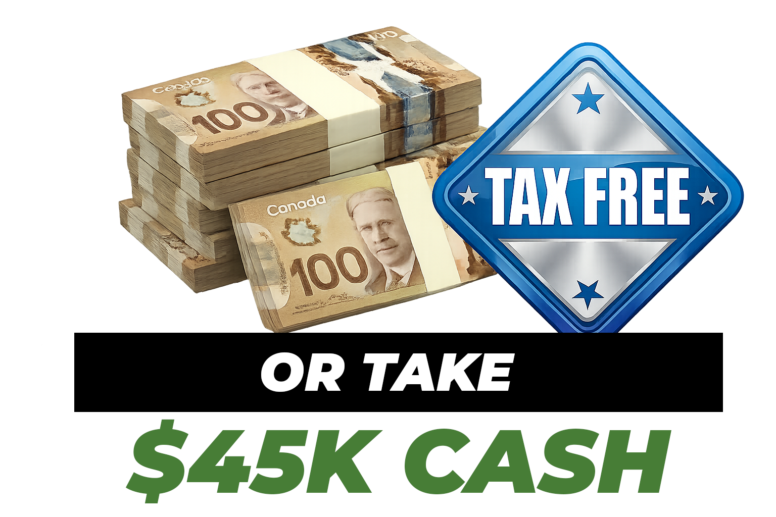$45K tax-free cash alternative
